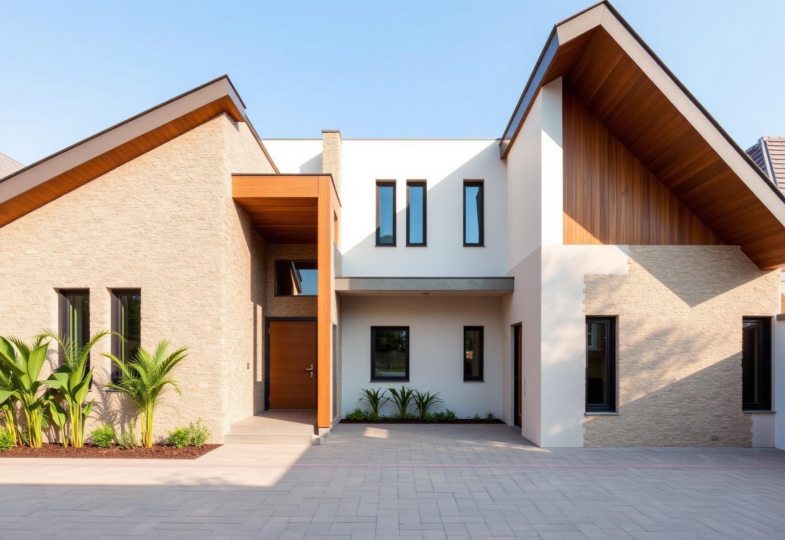 Completed private residence exterior